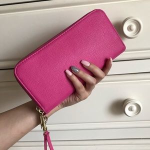 Pink wallet